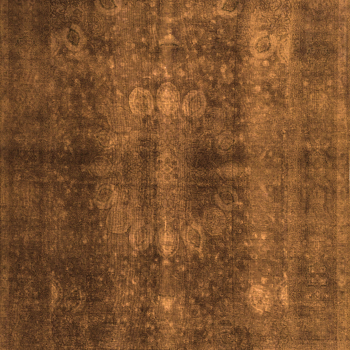 Serging Thickness of Machine Washable Persian Orange Traditional Area Rugs, wshtr3266org