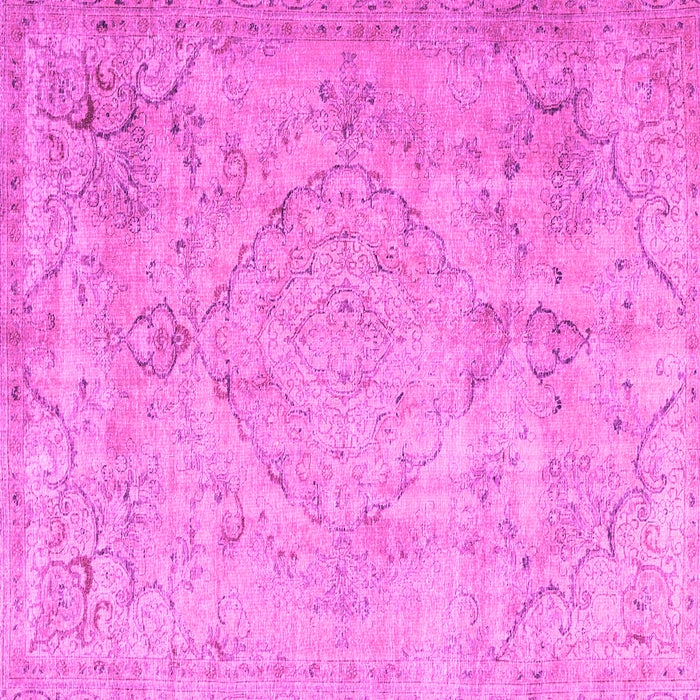 Square Persian Pink Traditional Rug, tr3267pnk
