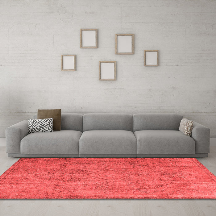 Traditional Red Washable Rugs