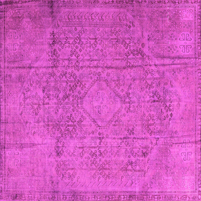 Square Persian Pink Traditional Rug, tr3268pnk