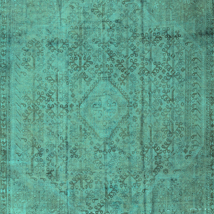 Machine Washable Persian Turquoise Traditional Area Rugs, wshtr3268turq