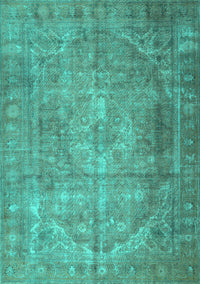 Persian Turquoise Traditional Rug, tr3269turq