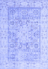 Oriental Blue Traditional Rug, tr326blu