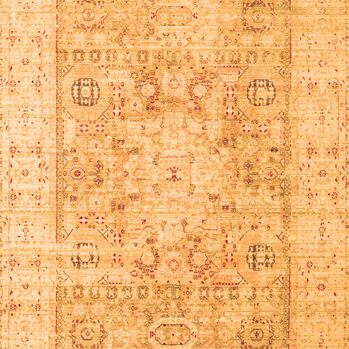 Oriental Orange Traditional Rug, tr326org