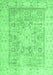 Oriental Emerald Green Traditional Rug, tr326emgrn