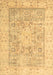 Oriental Brown Traditional Rug, tr326brn