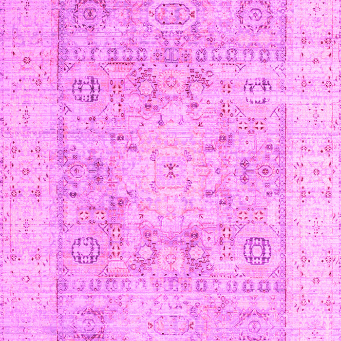 Machine Washable Oriental Pink Traditional Rug, wshtr326pnk