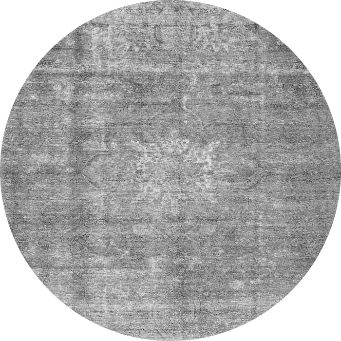 Square Persian Gray Traditional Rug, tr3270gry