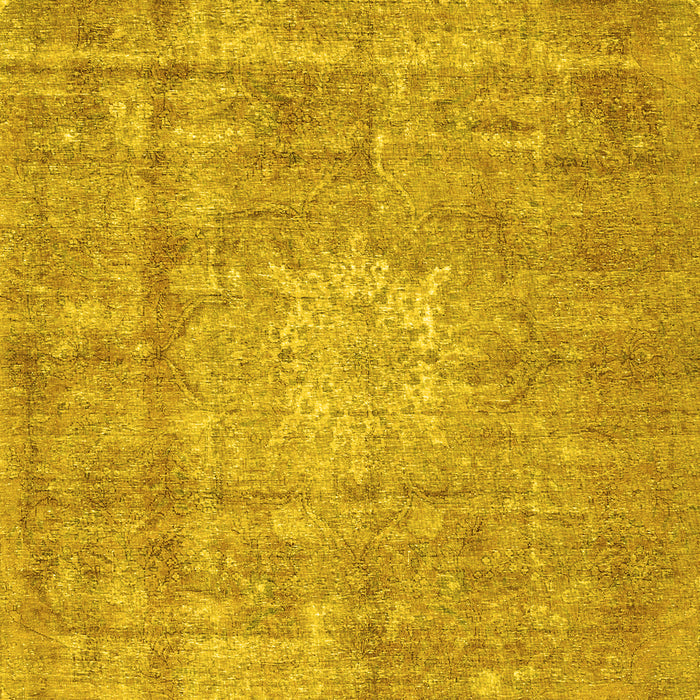Machine Washable Persian Yellow Traditional Rug, wshtr3270yw