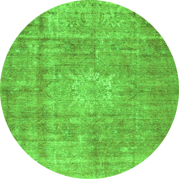 Machine Washable Persian Green Traditional Area Rugs, wshtr3270grn