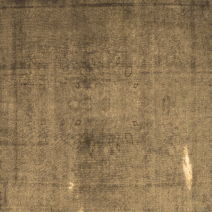 Square Machine Washable Persian Brown Traditional Rug, wshtr3271brn