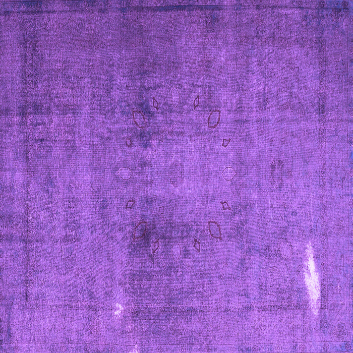 Square Persian Purple Traditional Rug, tr3271pur
