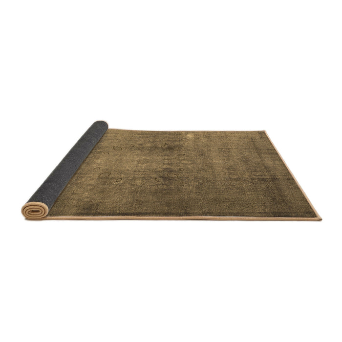 Sideview of Persian Brown Traditional Rug, tr3271brn