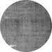 Machine Washable Persian Gray Traditional Rug, wshtr3271gry