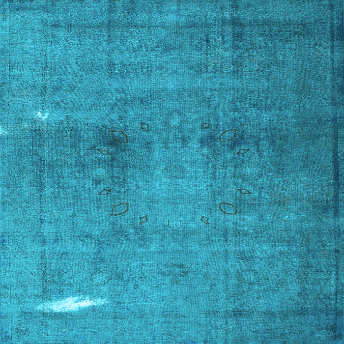 Square Persian Light Blue Traditional Rug, tr3271lblu