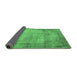 Sideview of Persian Emerald Green Traditional Rug, tr3272emgrn