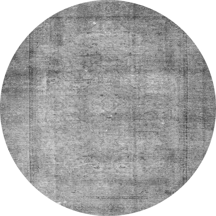 Square Persian Gray Traditional Rug, tr3272gry