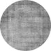 Machine Washable Persian Gray Traditional Rug, wshtr3272gry