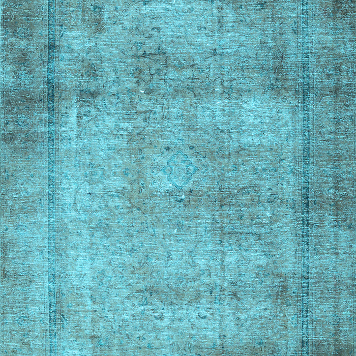 Machine Washable Persian Light Blue Traditional Rug, wshtr3272lblu