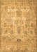 Machine Washable Persian Brown Traditional Rug, wshtr3273brn