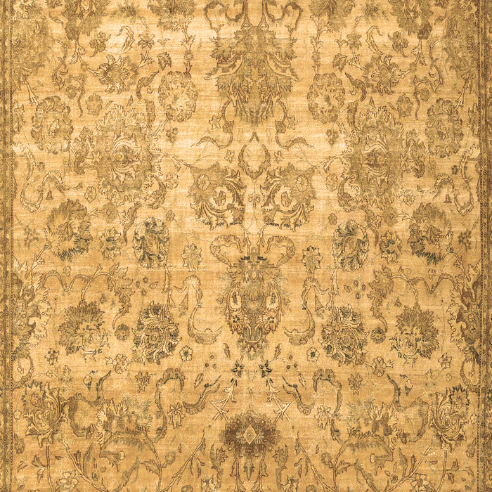 Machine Washable Persian Brown Traditional Rug, wshtr3273brn