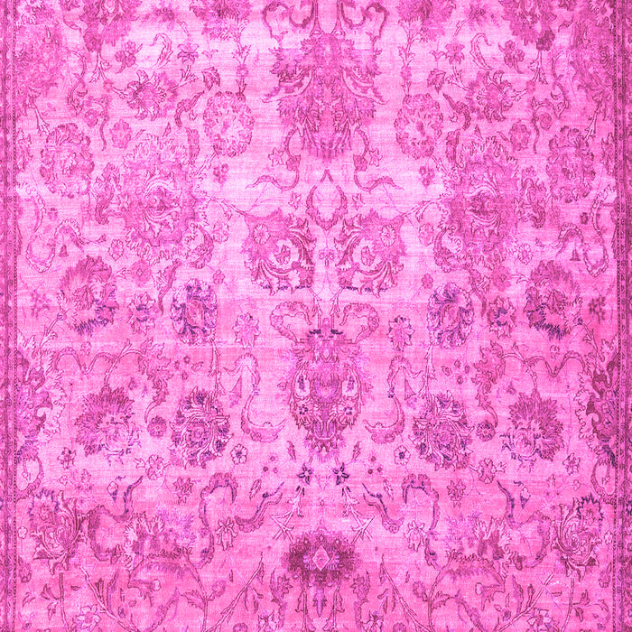 Machine Washable Persian Pink Traditional Rug, wshtr3273pnk