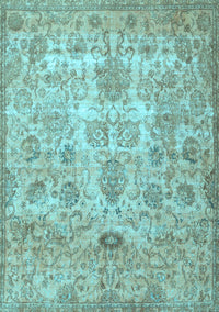 Persian Light Blue Traditional Rug, tr3273lblu