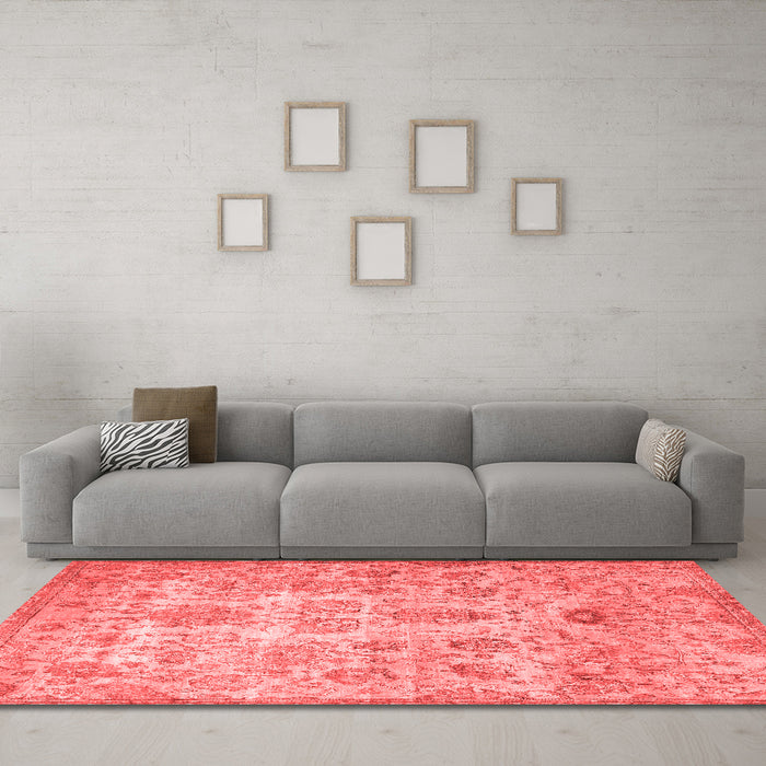Traditional Red Washable Rugs