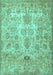 Persian Turquoise Traditional Rug, tr3273turq