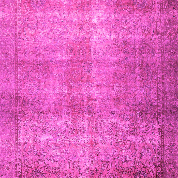 Machine Washable Persian Pink Traditional Rug, wshtr3274pnk