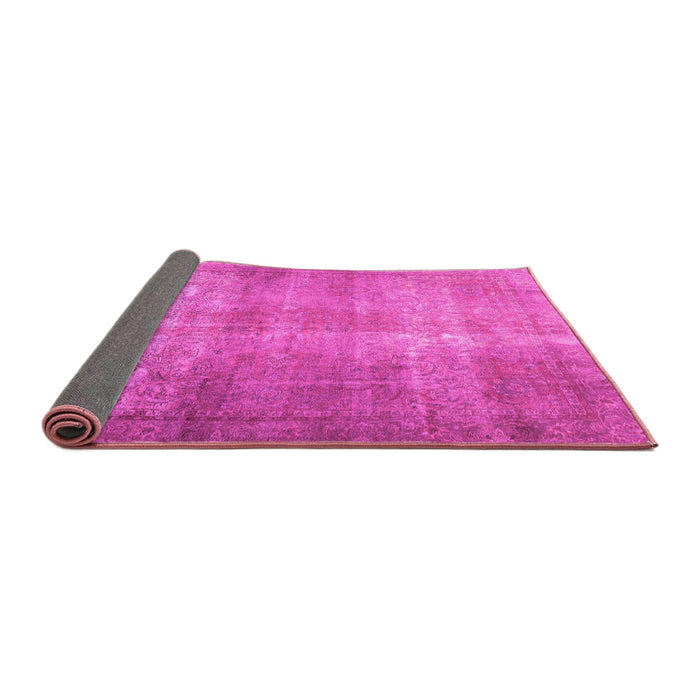 Sideview of Persian Pink Traditional Rug, tr3274pnk