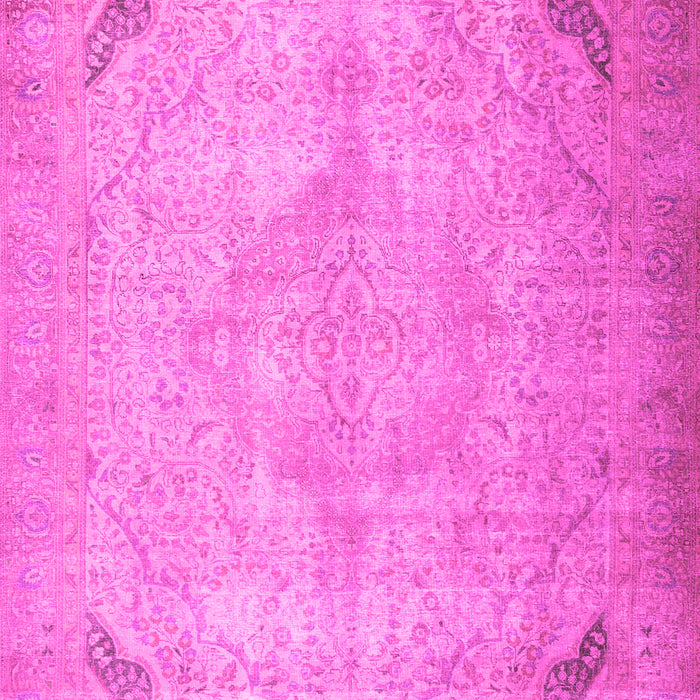 Machine Washable Persian Pink Traditional Rug, wshtr3275pnk
