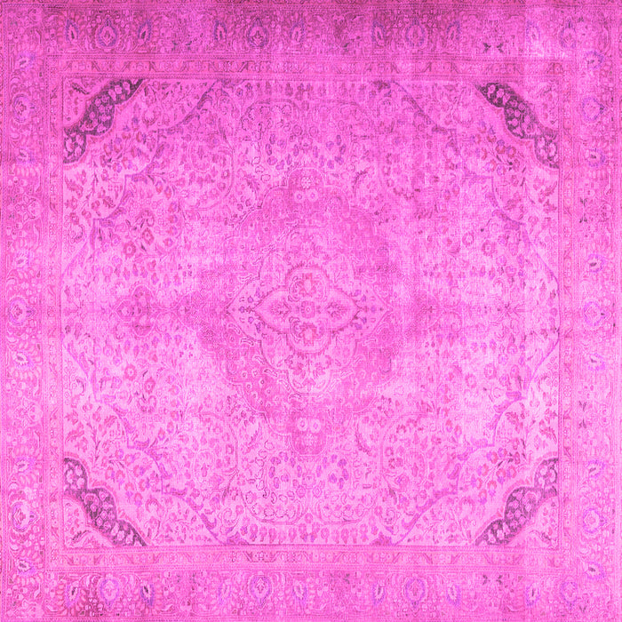 Square Persian Pink Traditional Rug, tr3275pnk