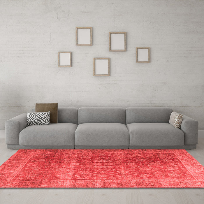 Traditional Red Washable Rugs