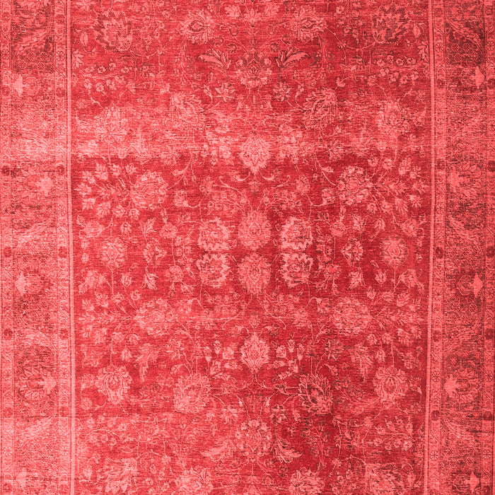 Machine Washable Persian Red Traditional Rug, wshtr3276red