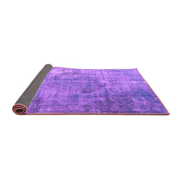 Sideview of Persian Purple Bohemian Rug, tr3277pur