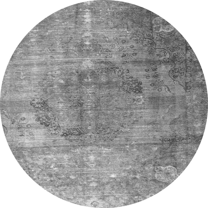 Square Persian Gray Bohemian Rug, tr3277gry