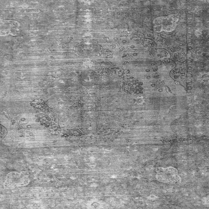 Serging Thickness of Persian Gray Bohemian Rug, tr3277gry