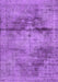 Machine Washable Persian Purple Traditional Area Rugs, wshtr3278pur