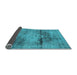 Sideview of Persian Light Blue Traditional Rug, tr3278lblu