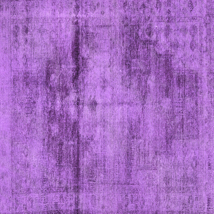 Square Persian Purple Traditional Rug, tr3278pur