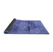 Sideview of Persian Blue Traditional Rug, tr3278blu