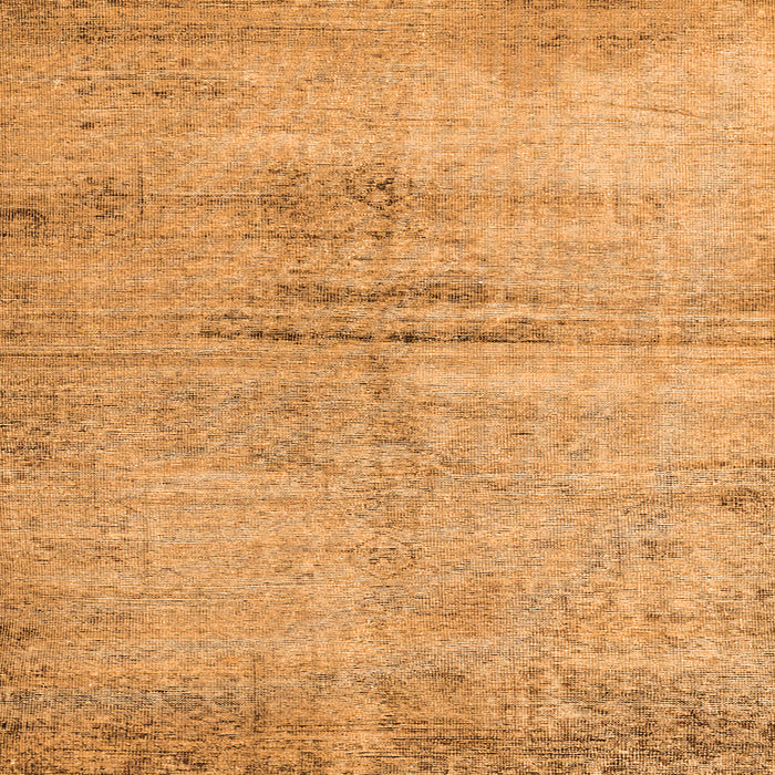 Round Machine Washable Persian Orange Traditional Area Rugs, wshtr3279org