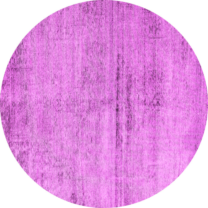 Round Persian Pink Traditional Rug, tr3279pnk