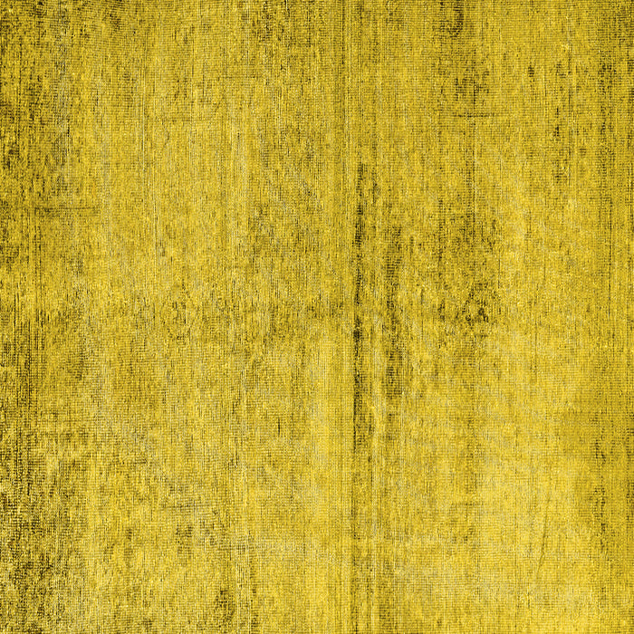 Square Persian Yellow Traditional Rug, tr3279yw