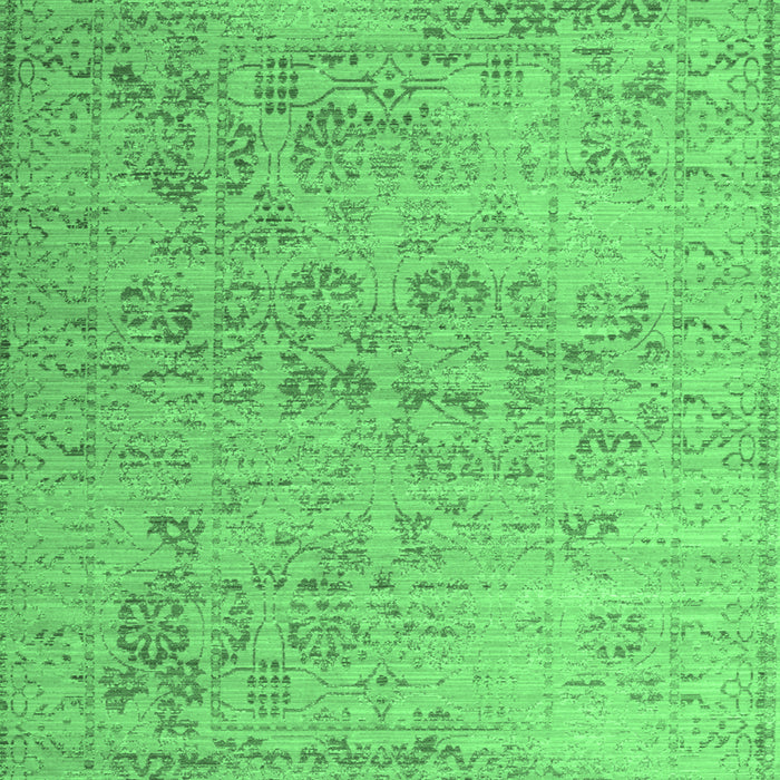 Machine Washable Persian Emerald Green Traditional Area Rugs, wshtr327emgrn