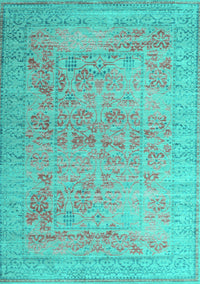 Persian Turquoise Traditional Rug, tr327turq