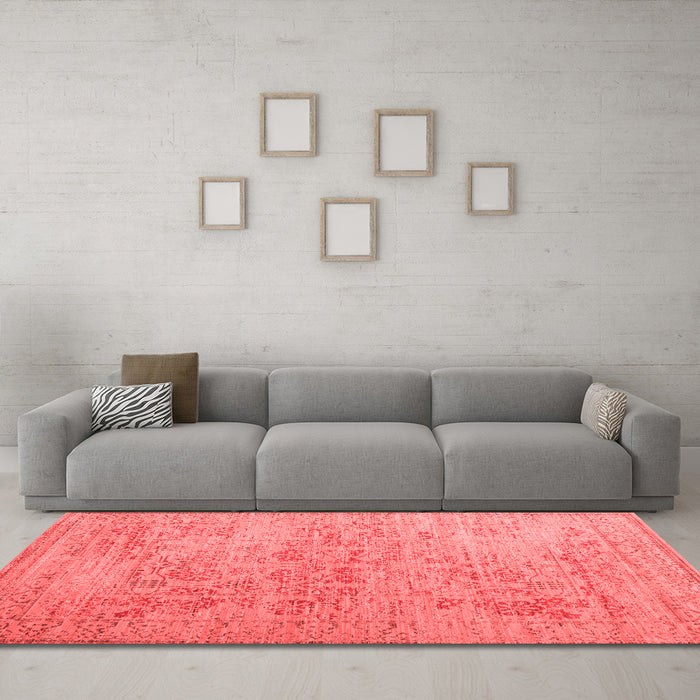 Traditional Red Washable Rugs