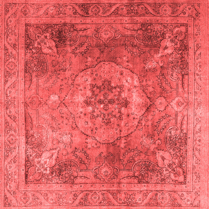 Machine Washable Persian Red Traditional Rug, wshtr3280red