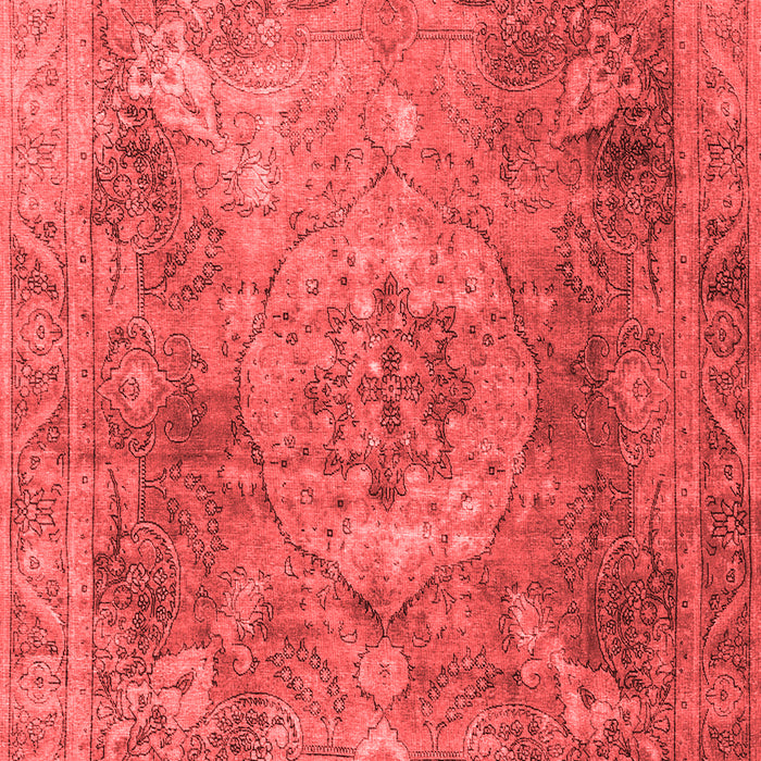 Machine Washable Persian Red Traditional Rug, wshtr3280red